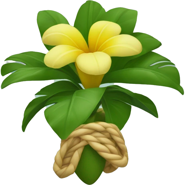 une fleur de tahiti emoji