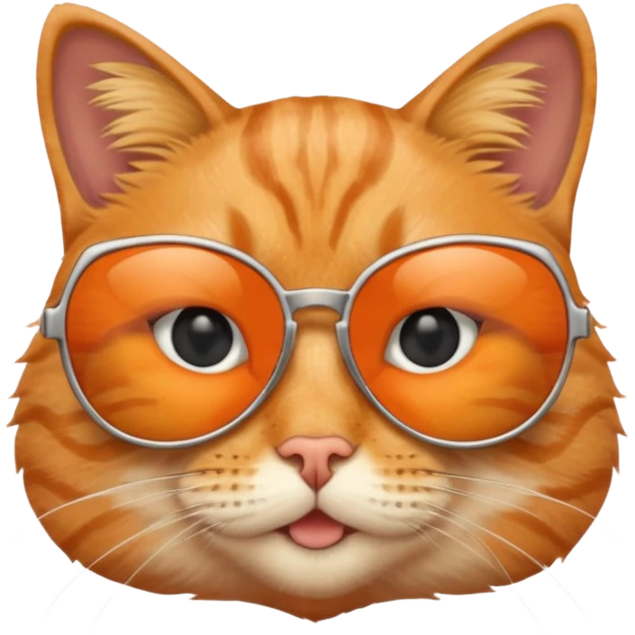 Cat wearing sunglasses emoji