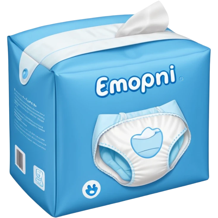 Diaper package emoji