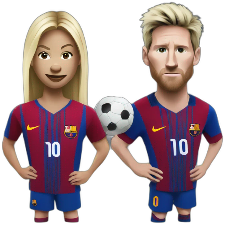 Haaland vs Messi emoji