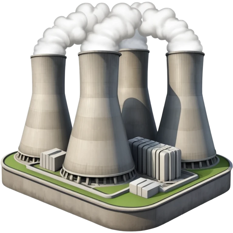realistic nuclear power plant emoji