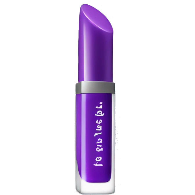 Purple lip gloss emoji