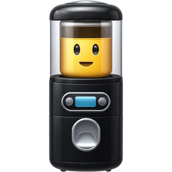 Black gacha machine emoji