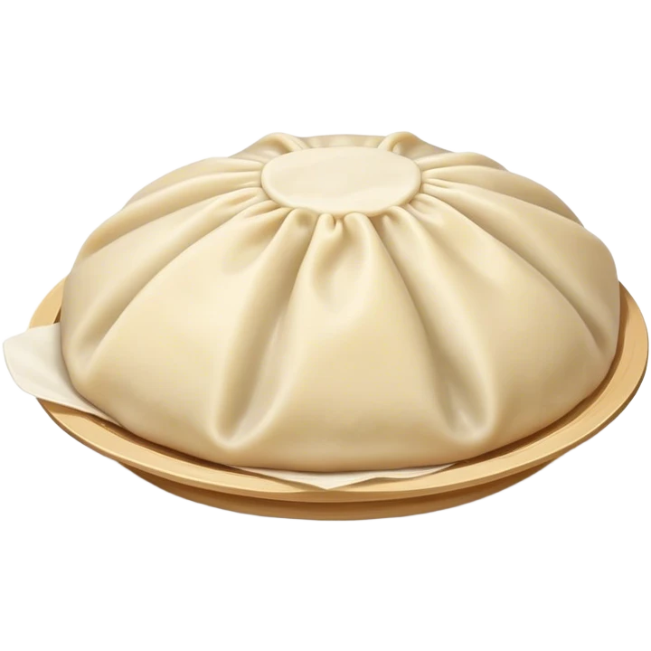 a single buuz Mongolian steamed dumpling  emoji