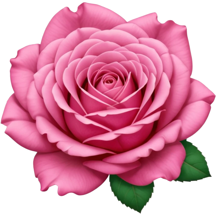 “A Polaroid-style photo of a pink rose  emoji