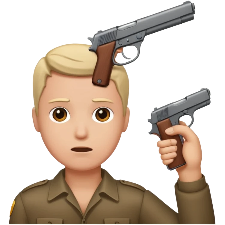 gun to head emoji