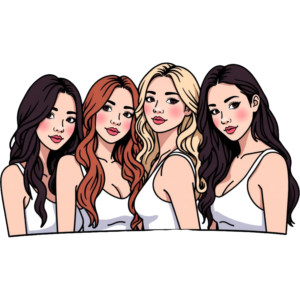 Blackpink kpop girl group emoji