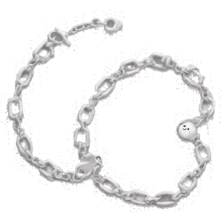Silver Bracelet for girls emoji