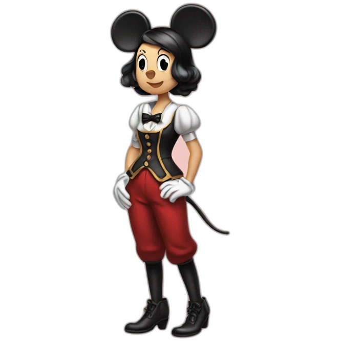 Clockwork Minnie Mouse Full Body emoji