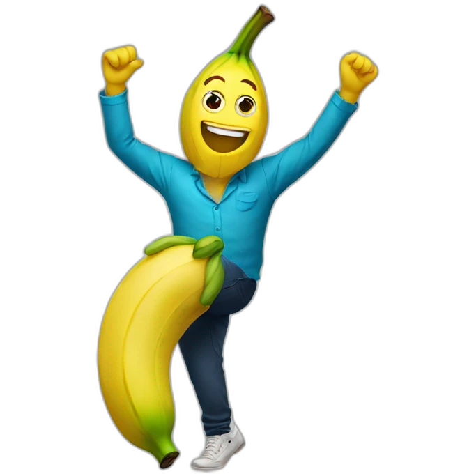 big dancing banana emoji