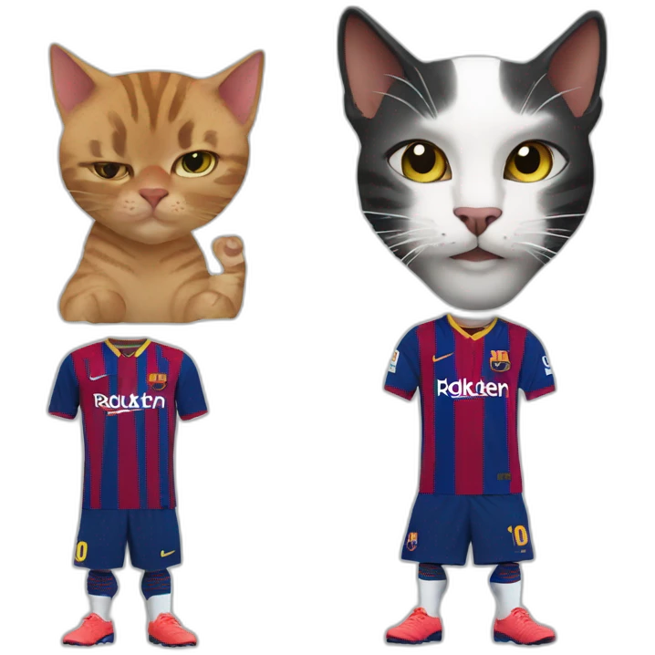 Cat + messi emoji