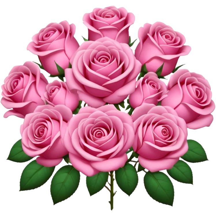 Huge pink flower bouquet emoji