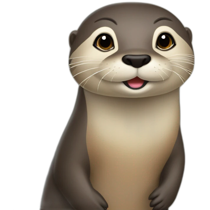 loutre sur poinguoi emoji