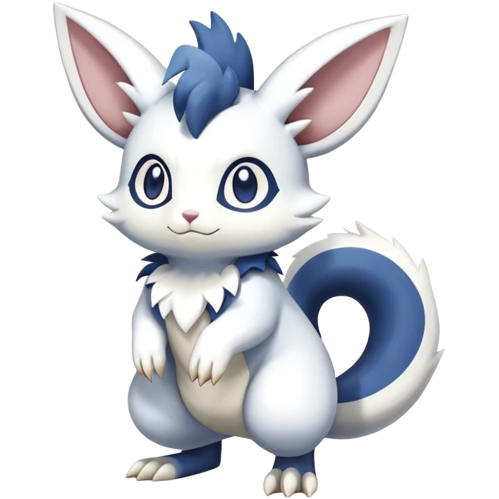 Shiny Furret-Minccino-Meowstic-Absol-Zangoose-Hybrid (Full body) emoji