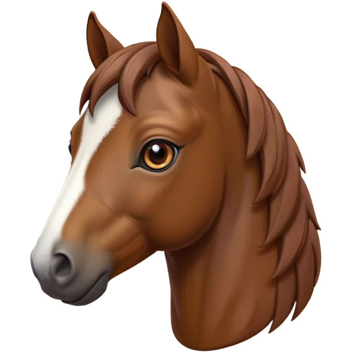 Cinematic Noble Brown Welsh Pony Portrait Emoji, Poised and sturdy, with a well-muscled build draped in a rich, chestnut-brown color, expressive eyes and a gracefully refined head with a gentle, noble profile, Simplified yet sharp and sophisticated features, highly detailed, glowing with a warm, earthy glow, high shine, intelligent and resilient, stylized with an air of pastoral elegance, focused and determined, soft glowing outline, capturing the essence of a watchful and confident brown Welsh pony that appears ready to gallop out of the screen with effortless strength! emoji
