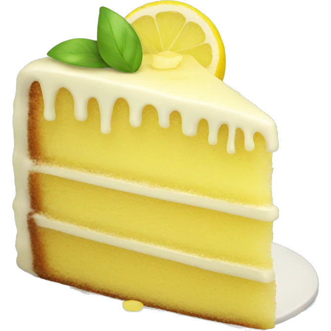 Lemon cake emoji