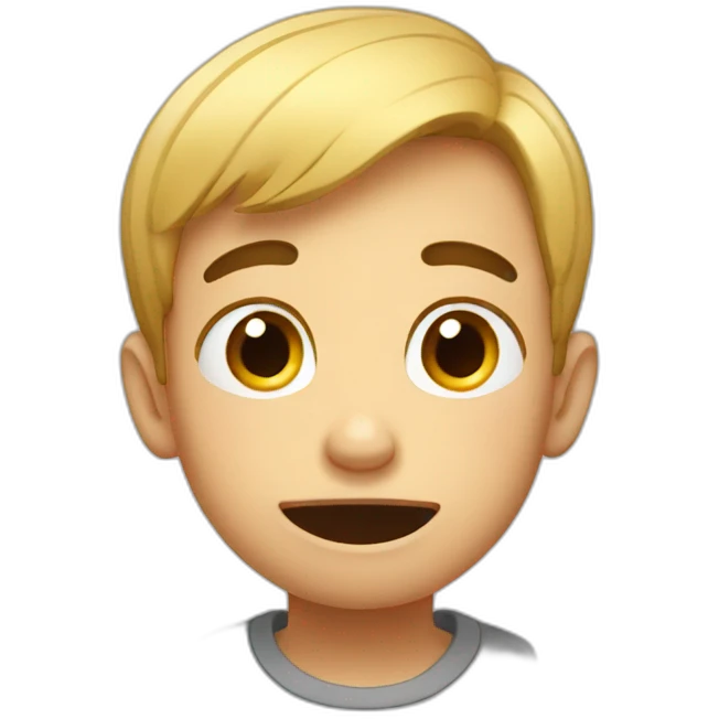embarrassed boy emoji