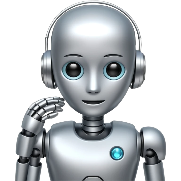 Generate a robotic medical AI assistant emoji
