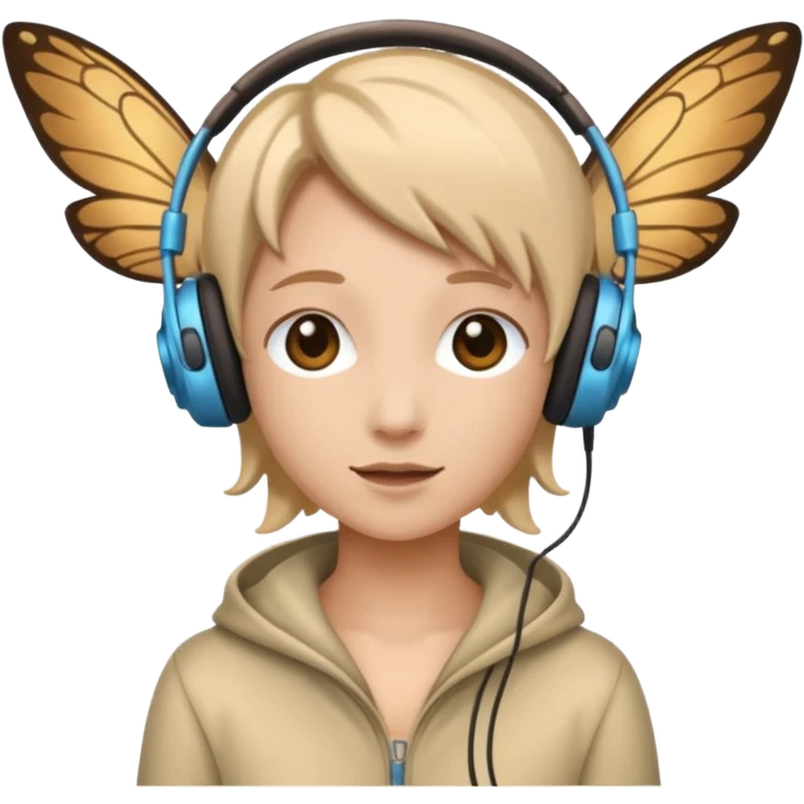 fairy headpones emoji
