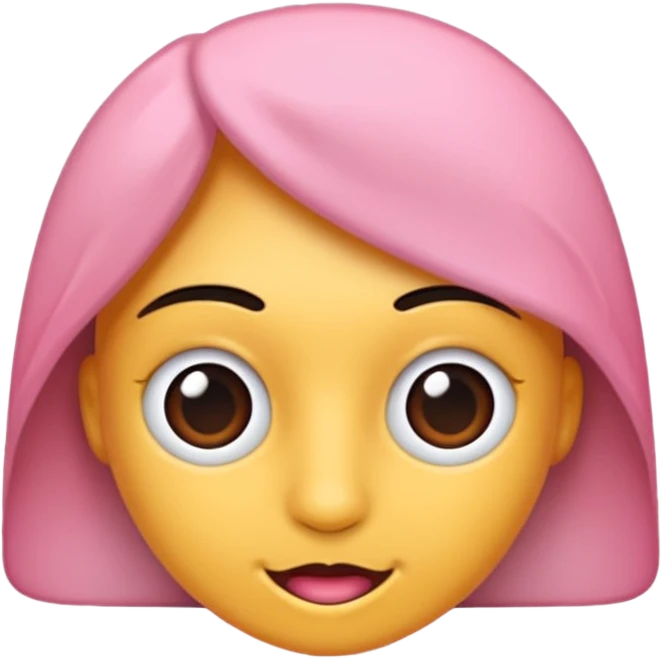 Yuvarlak ince pempe çizgili şeker emoji