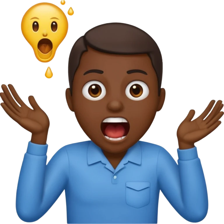 GEEEEKED Black Enzyme Emoji screaming WATERRR while holding an endocrine system emoji emoji