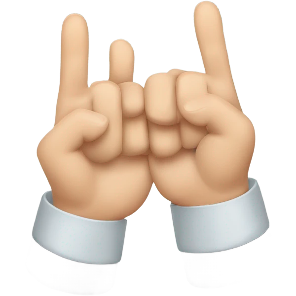two russian hands "greeting each other" emoji
