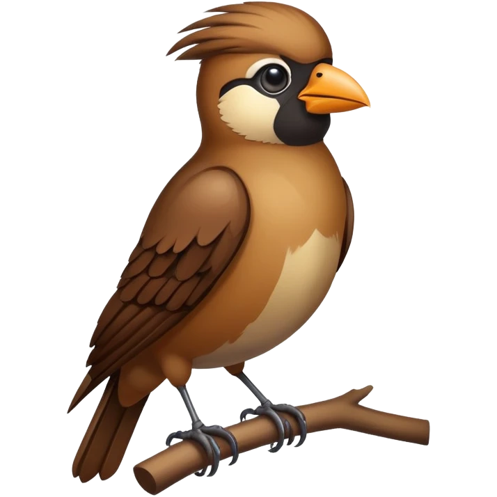 A robber bird emoji