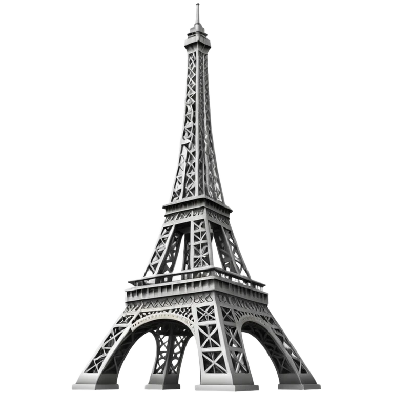 simplified eifel tower emoji
