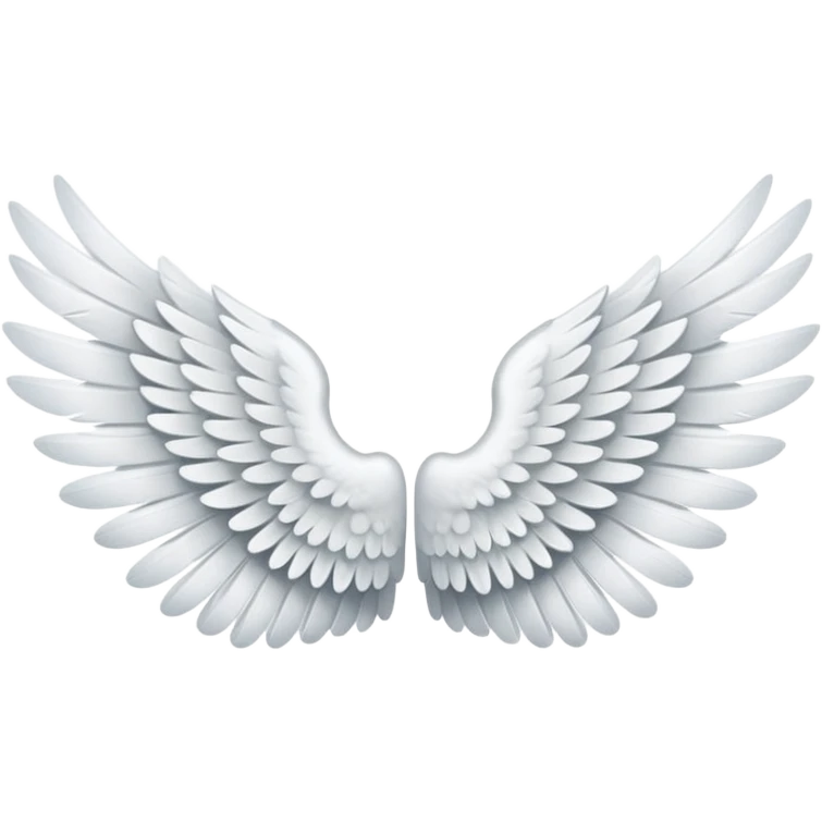 Angel wing emoji
