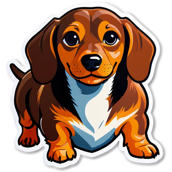 Cold dachshund  emoji