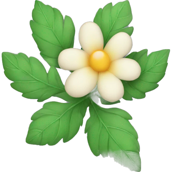 Floral leaf emoji