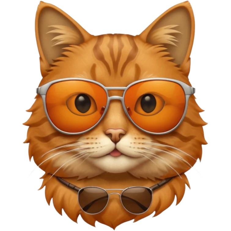 Cat wearing sunglasses emoji