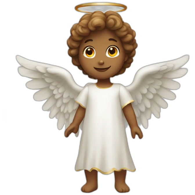 angel with wing emoji