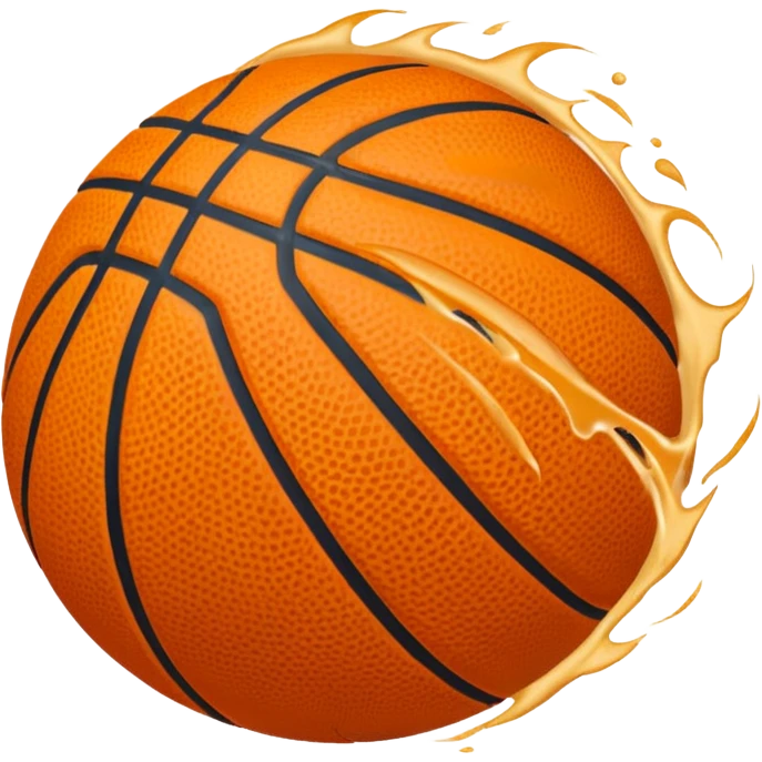 bounced basketball emoji