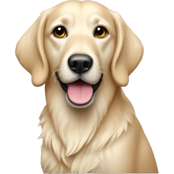 Flatcoated retreiver  emoji