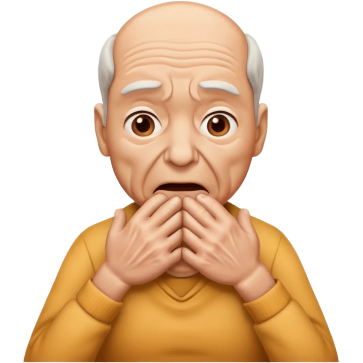 two hands making a choking gesture emoji