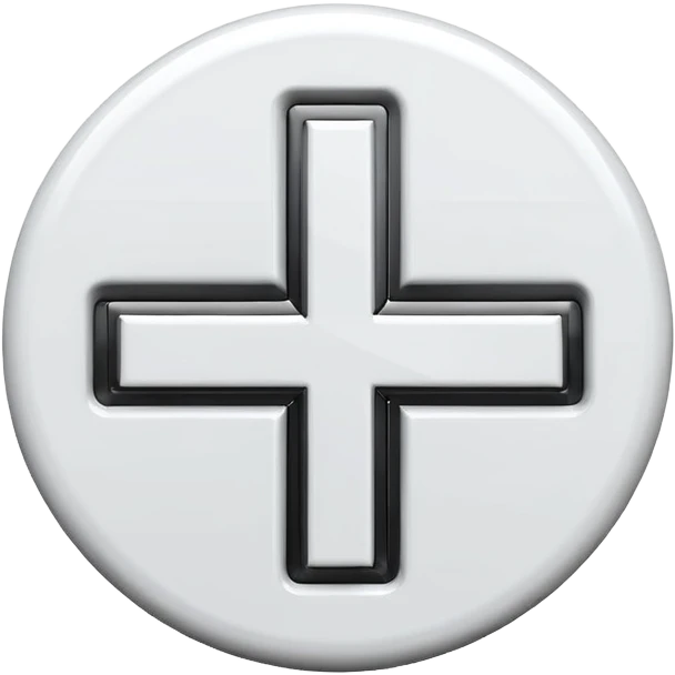 bold plus sign emoji