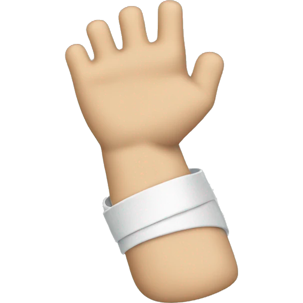 broken arm in sling emoji