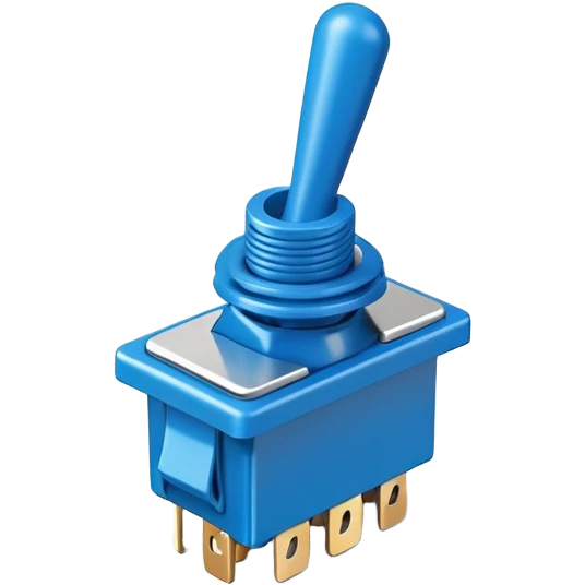 blue toggle switch emoji