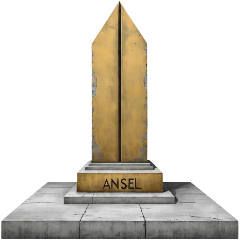 Anselm Kiefer concrete monument emoji