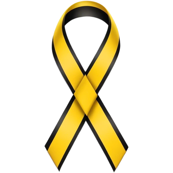 Suicide awareness ribbon emoji
