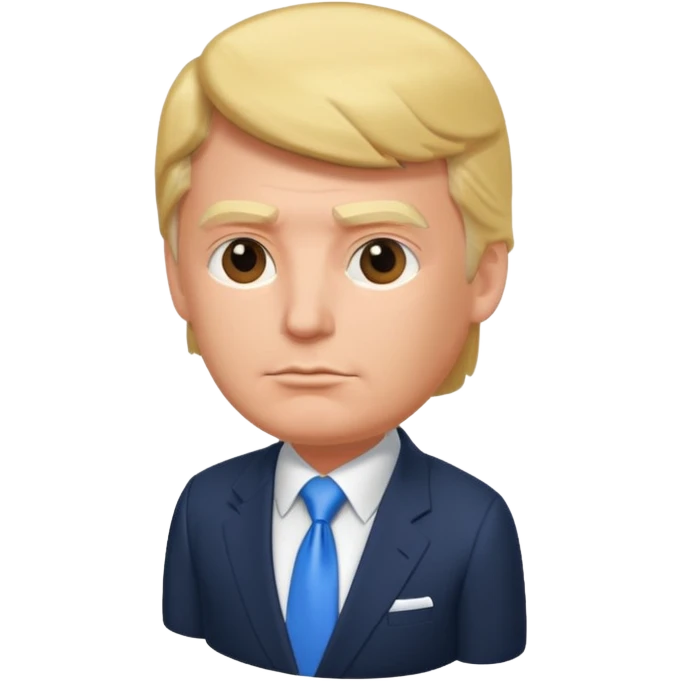 no... TAKE THE TRUMP CHARACTER SO THAT WE ARE LOOKING DOWN AT HIM FROM AN ISOMETRIC OVERHEAD ANGLE emoji