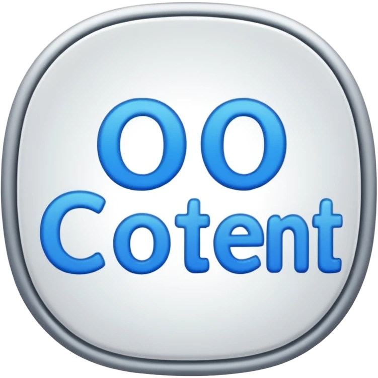 the word CONTENT emoji