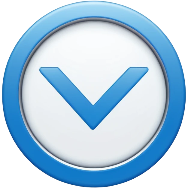  exactly similar to given image give me emoji,blue and white tick inside it emoji