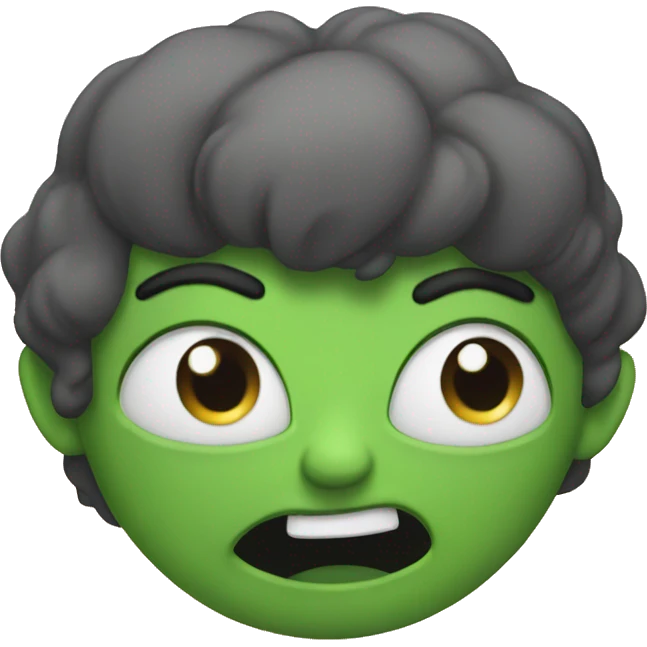 Emoji with evil energy emoji