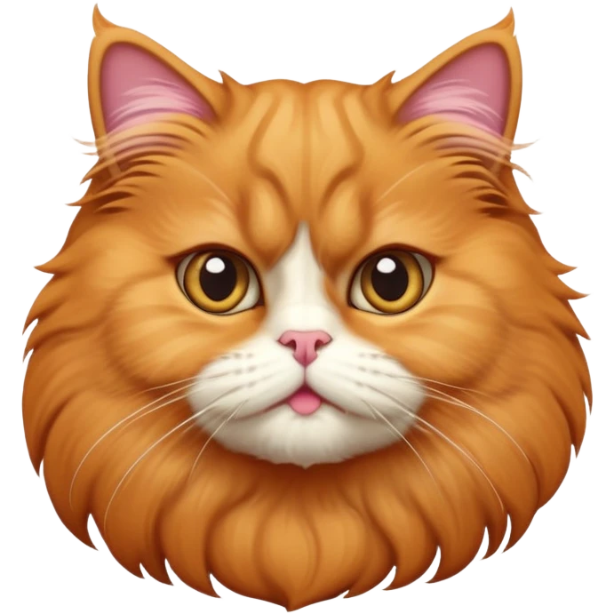 cinematic-adorable-big-eyed-fluffy-solid ginger-persian-cat-portrait-emoji,-head-tilted-playfully-with-a-sweet-expression,-fluffy-solid ginger-fur,-simplified-yet-irresistibly-cute-features-with-large,-expr emoji
