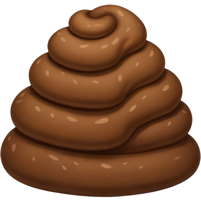 Poop head emoji