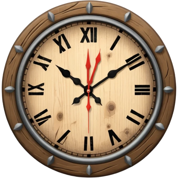 Clock it with nails emoji