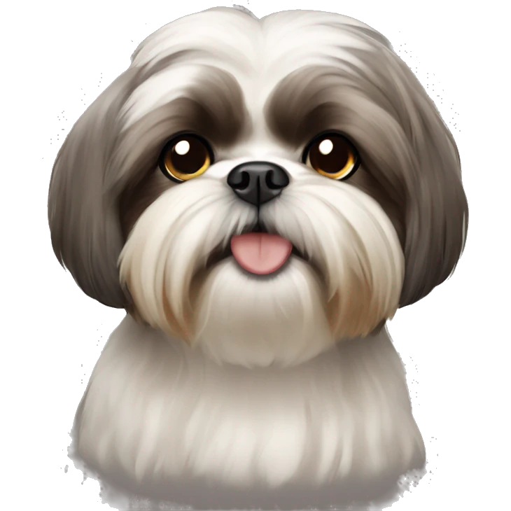 Dog shih-tzu emoji