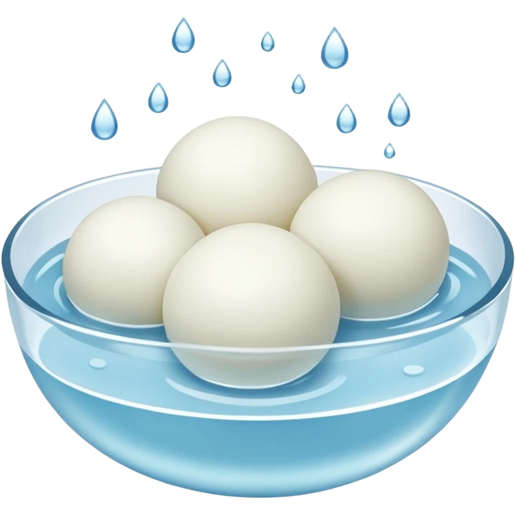 3 mozzarelle con un po di acqua emoji